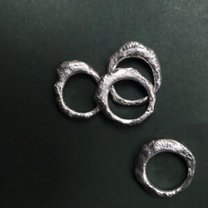 NATURE Re-cycled Silver Ring