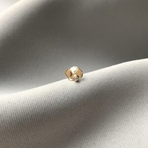 CLOUD Dew Day/Light 14K Gold Stud w. Diamond
