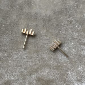 EQUALIZER 14K Gold Earring w. Diamond