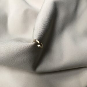 FACET 8K Gold Hoop Earring