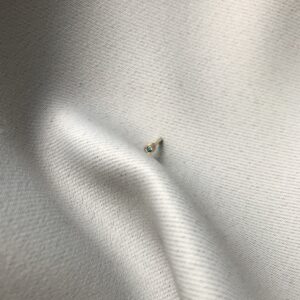 MONO 14K Gold Stud w. Blue Diamond