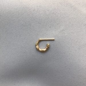 NATURE Hoop Re-cycled 14K Gold Earring