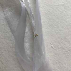SUN & MOON 14K Gold Stud w. Diamond
