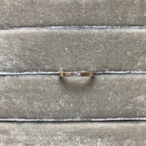SUN Phases - Green/Grey Palette - 14K Gold Ring w. Diamonds