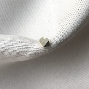 HEART Silver Stud