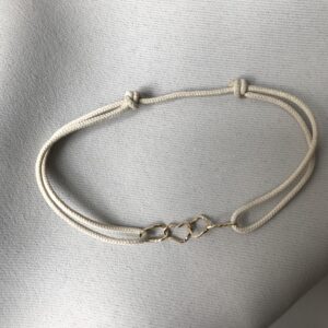 TWIST Dream Link 14K Gold Bracelet w. Eco-cord
