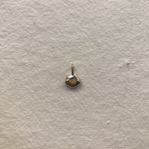 NATURE Fairy Stone - Luck Amulet - Re-cycled 8K Gold Pendant