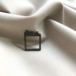 COPENHAGEN Silver Ring w. Black Rhodium