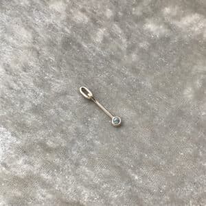 CYCLOPS 14K Gold Charm w. Sapphire