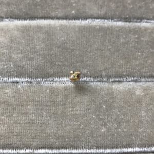 GLOW 14K Gold Earring w. Rough Diamond